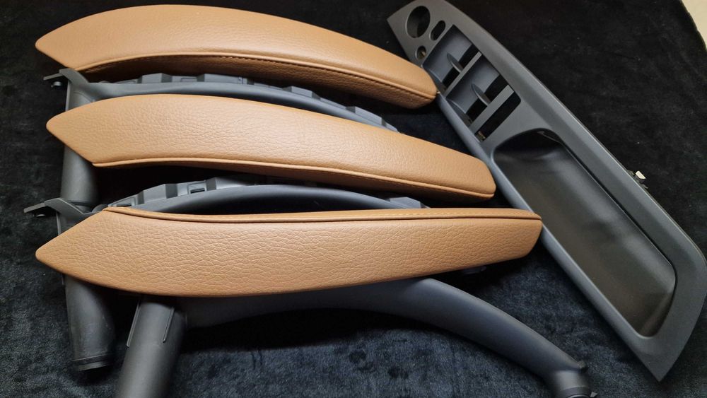Set Complet Manere Usi Maner Usa Piele BMW X5 X6 E70 E71