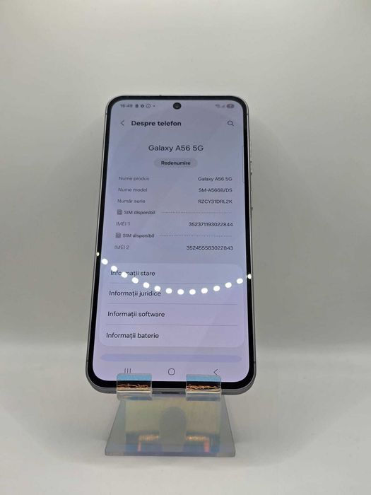 Samsung A56 , MEM 128GB, RAM 8GB, Amanet Doamna Ghica, Cod: 87892