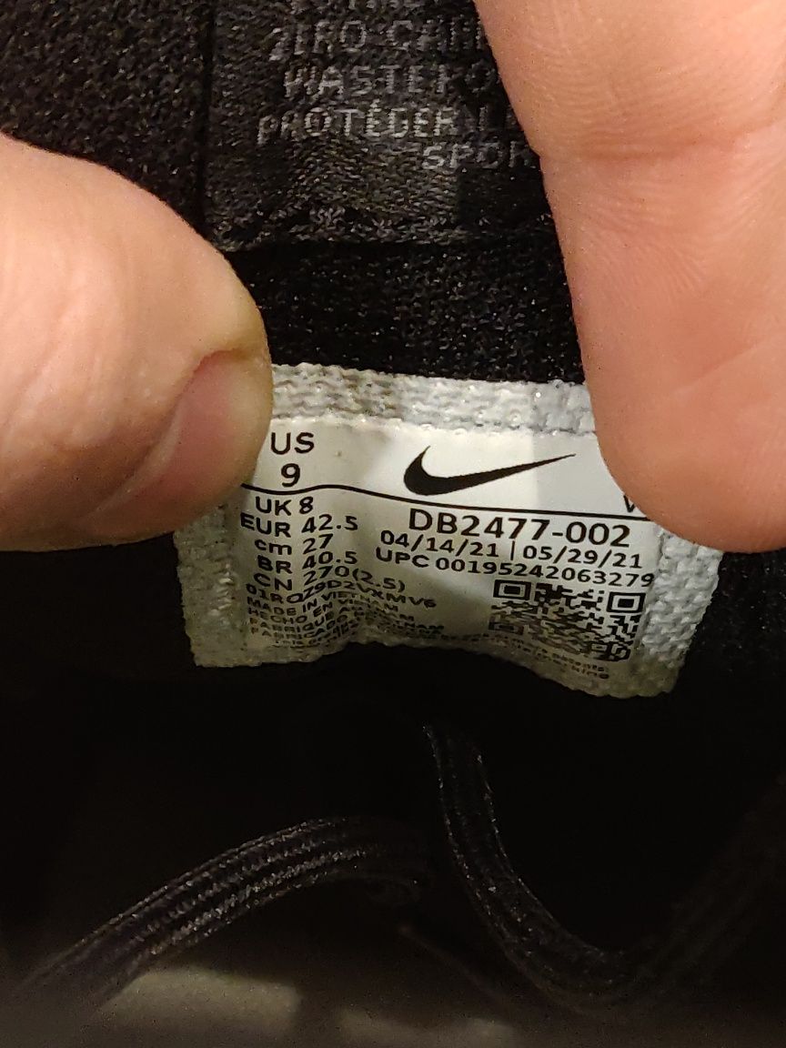 Nike Crater Impact Black Barely Volt номер 42.5