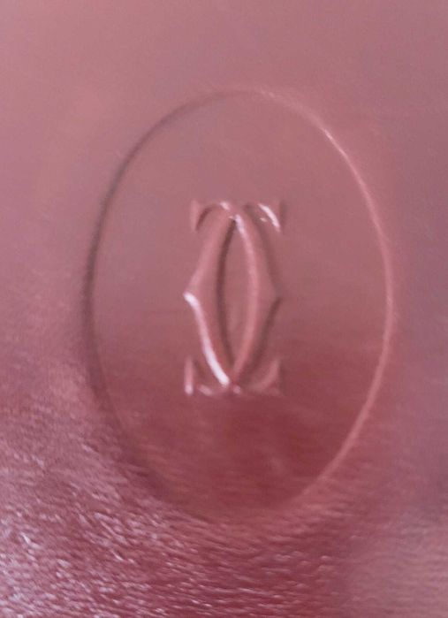 Portofel Monede CARTIER Les Must de Cartier Leather Bordeaux