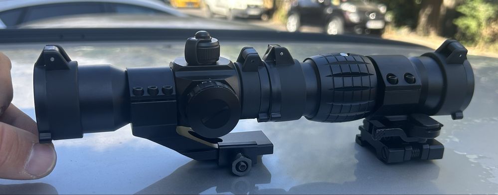 магнифайър и red dot бързомер