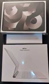 iPad Air 5 WiFi 64GB Starlight + iPad Magic Keyboard + Apple Pencil