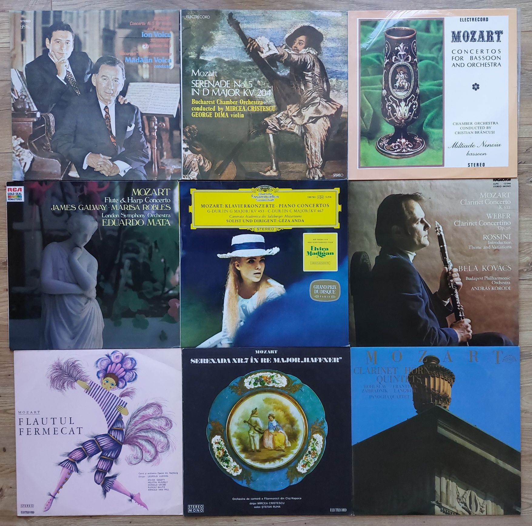 Discuri Vinil vinyl Mozart Bach Mendelssohn Handel Schumann Schubert