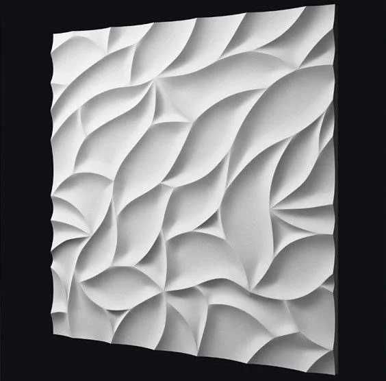 Декоративни 3D панели - 3д гипсови панели, облицовки за стени 0147