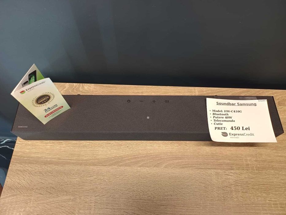 (AG51) Soundbar Samsung HW-C410G b6206.2 - Garantie 2 ani!