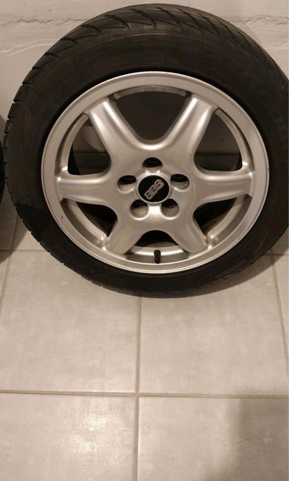 4x jante+anvelope BBS Golf 3 GTI, VR6, 6,5x15 ET 43, 5x100, 195/50 R15