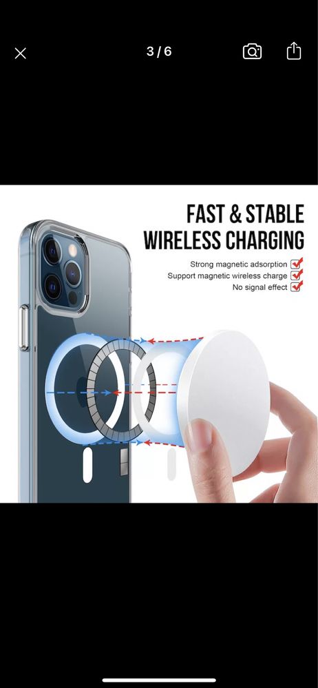 Huse iphone 13,14 promax MagSafe Luxury Shine Silicon