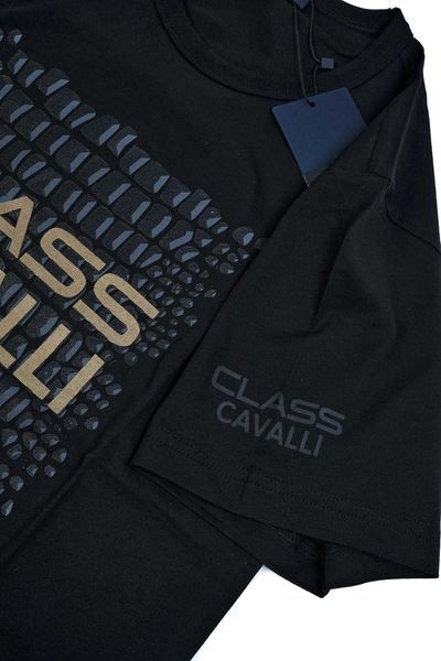 ПРОМО Roberto Cavalli Class S,М,L размер-Оригинална черна тениска