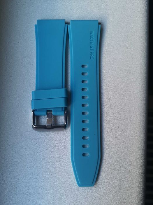Curele silicon Huawei Watch GT2 Pro/GT3  Pro (catarama argintie)
