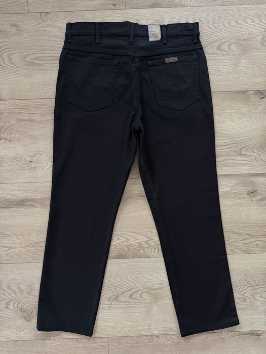 Blugi WRANGLER Regular Negru Barbati | Marime 36 x 30 (Talie 93 cm)