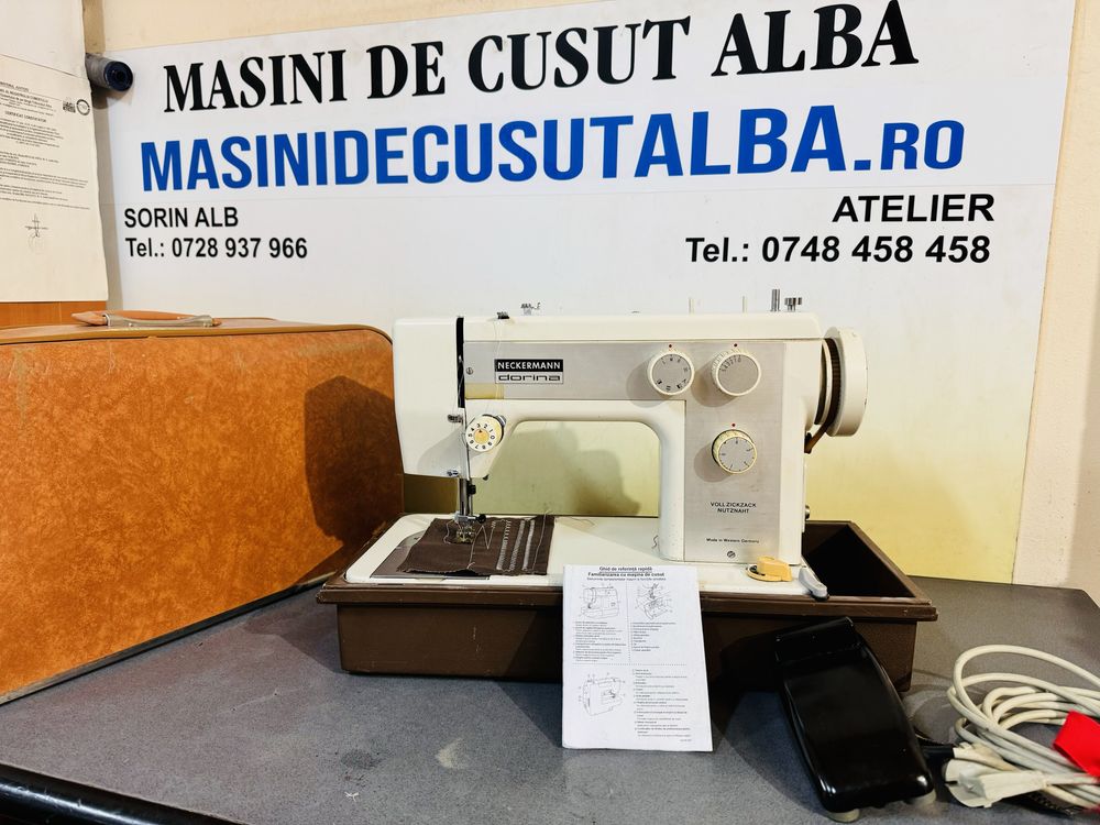 Masina de cusut electrica NECKERMAN Dorina cu piese metalice