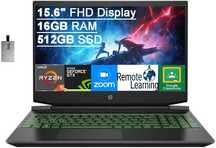 Laptop HP Gaming Ryzen 5 5600H 16GB 512GB SSD GTX 1650 4GB 15.6" 144Hz