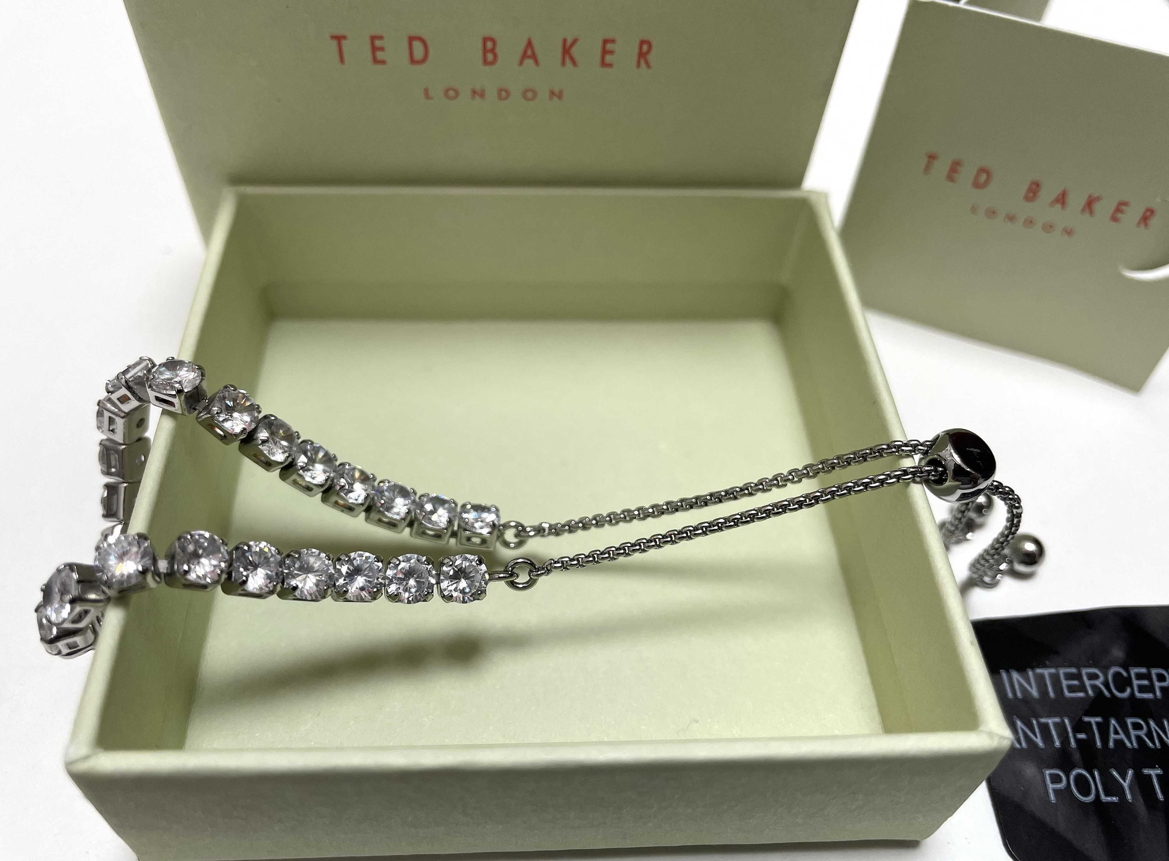 НОВА! Дамска Гривна с Кристали TED BAKER LONDON, регулируема
