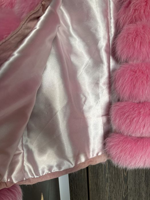 Палто естествен косъм