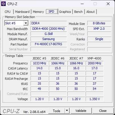 DDR4 G.Skill Royal Silver CL17, 4000 MHz, 2 x 8 Gb