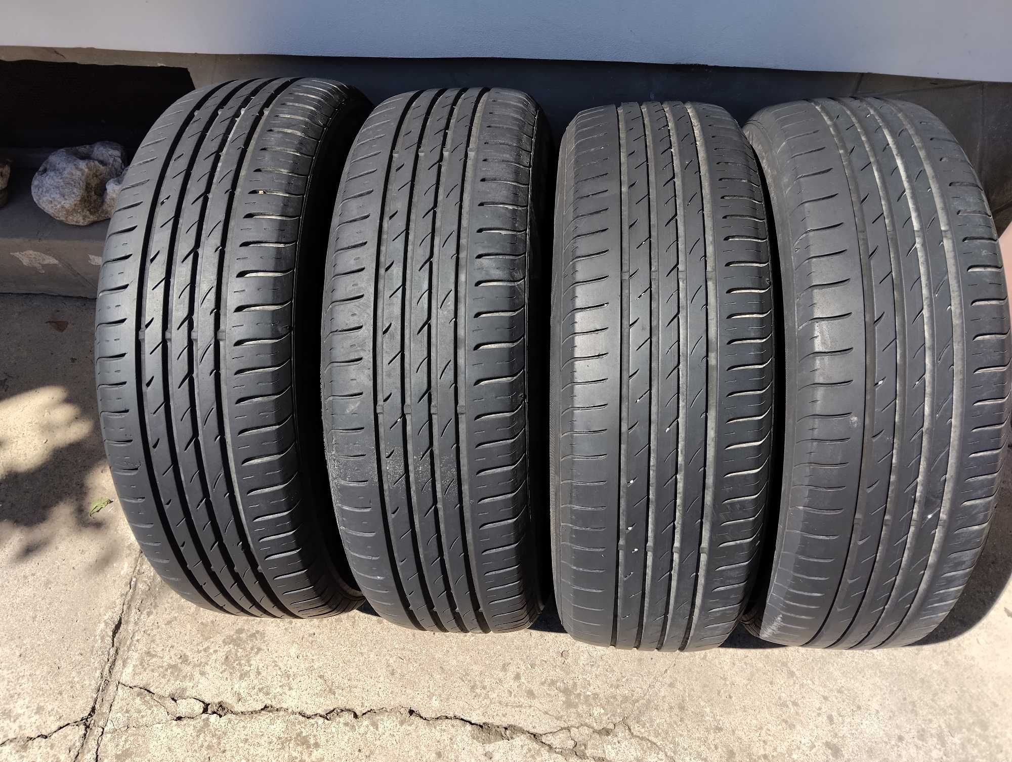Jante HYUNDAI 5x114,3 pe 16, cu anvelope vara 215 65 16 dot 2021
