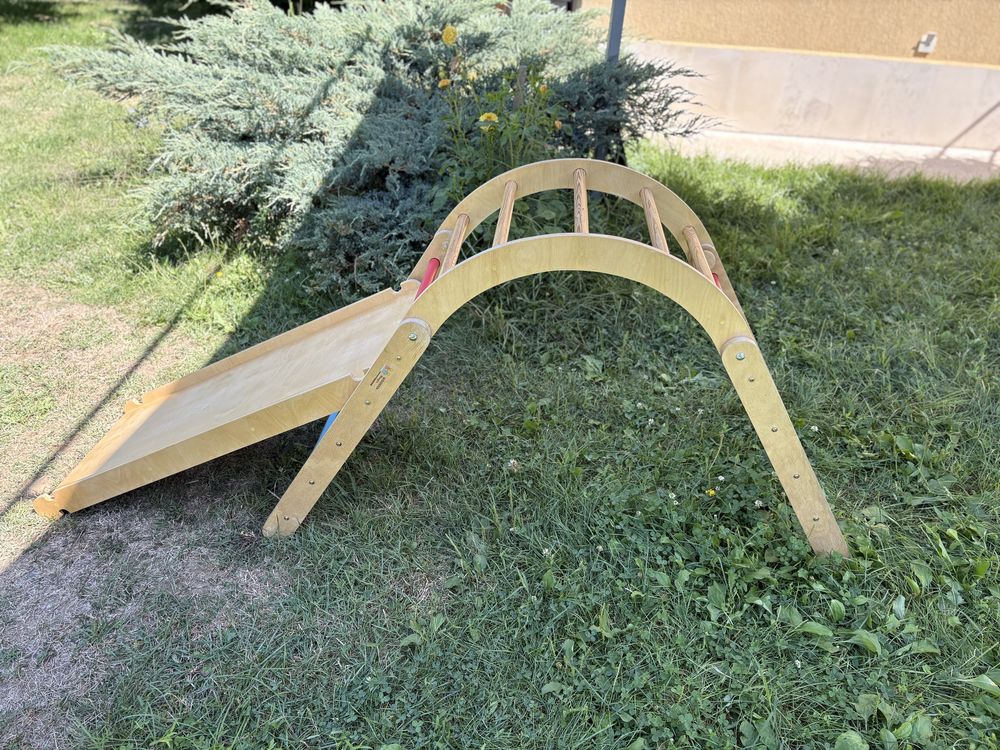 Модифициращ се Пиклер триъгълник 2 модула с арка и рампа Wooden Magic