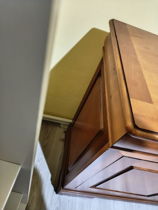 Comoda Bufet LOUIS PHILIPPE Mobexpert, 3 uși, Lemn Masiv Fag, Cires