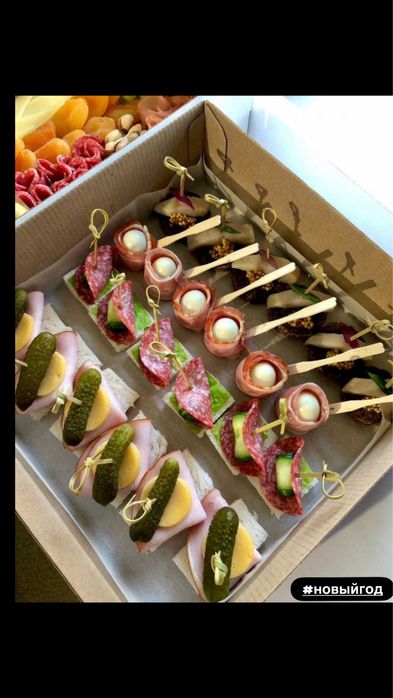 Новый год,Кейтеринг,фуршеты,гасробоксы на заказ.