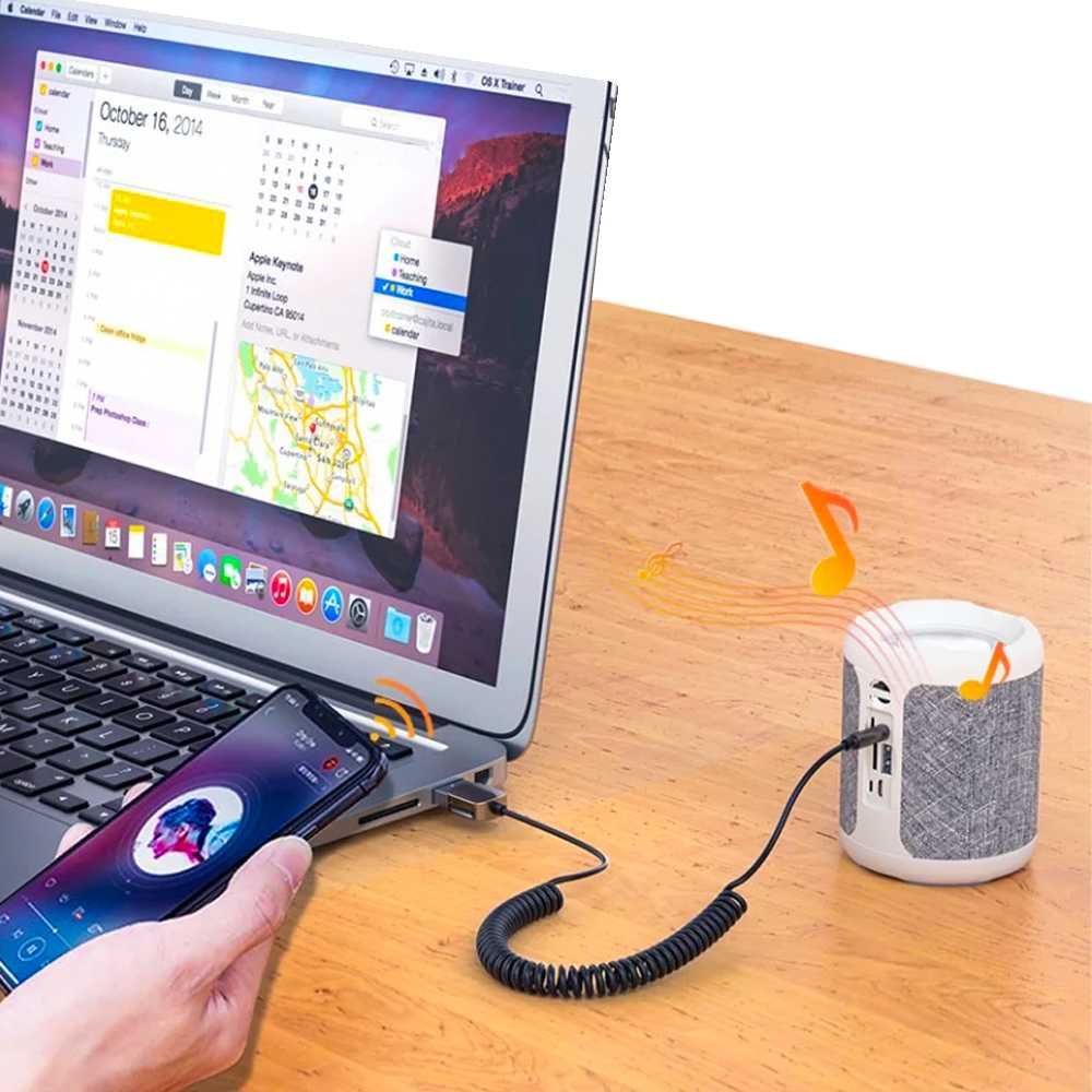 AUX кабел Безжичен Bluetooth 5.0 Аудио адаптер за автомобил