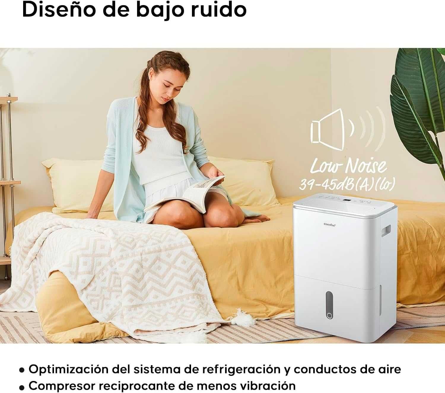 Влагоабсорбатор Comfee Easy Dry 20L/Day 40m2 домашен влагоуловител
