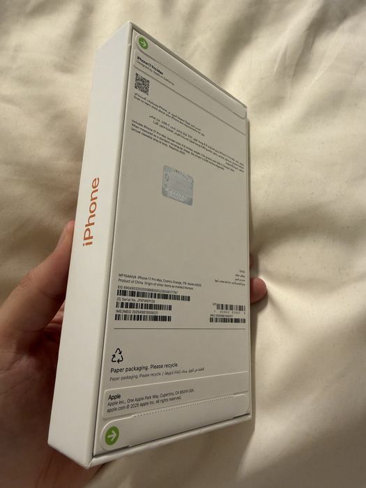 Iphone 17 PRO MAX 1 TB//Sigilat//Orange Cosmic