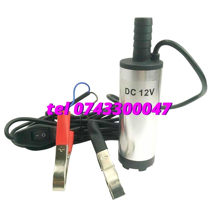 Pompa Submersibila Transfer Orice Lichid Vin Motorina 12lminut 12v