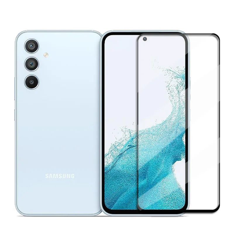 Samsung Galaxy A55 A25 A15 A54 A34 A14 /OG Full Glue Стъклен протектор