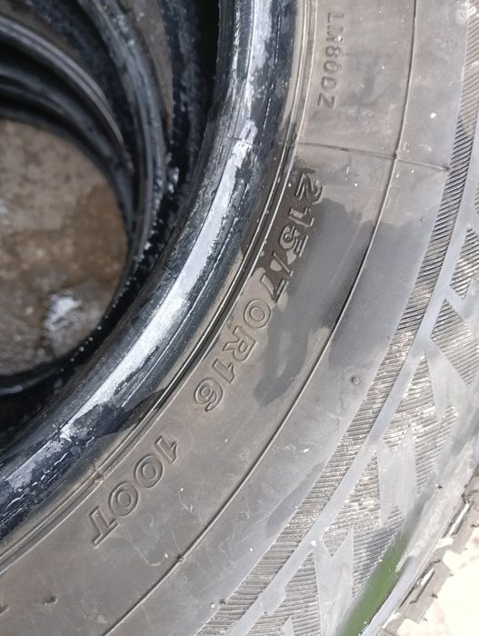 Anvelope iarna ms 215/70/16 bridgestone 2018 6mm
