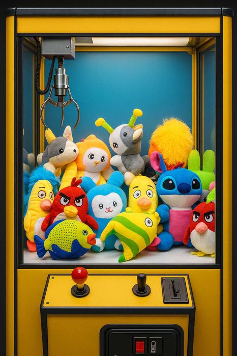 Мягкие игрушки ОПТОМ для аппаратов «Хватайка»