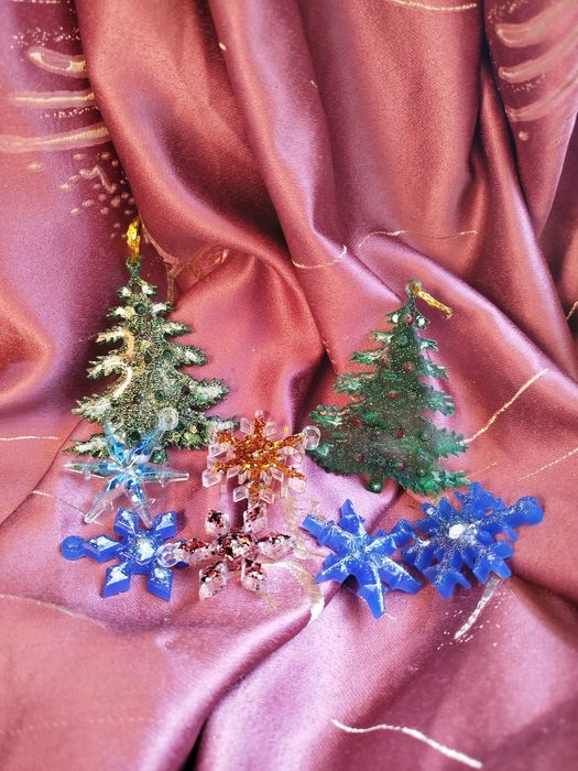 Ёлочные игрушки. Ручная работа.