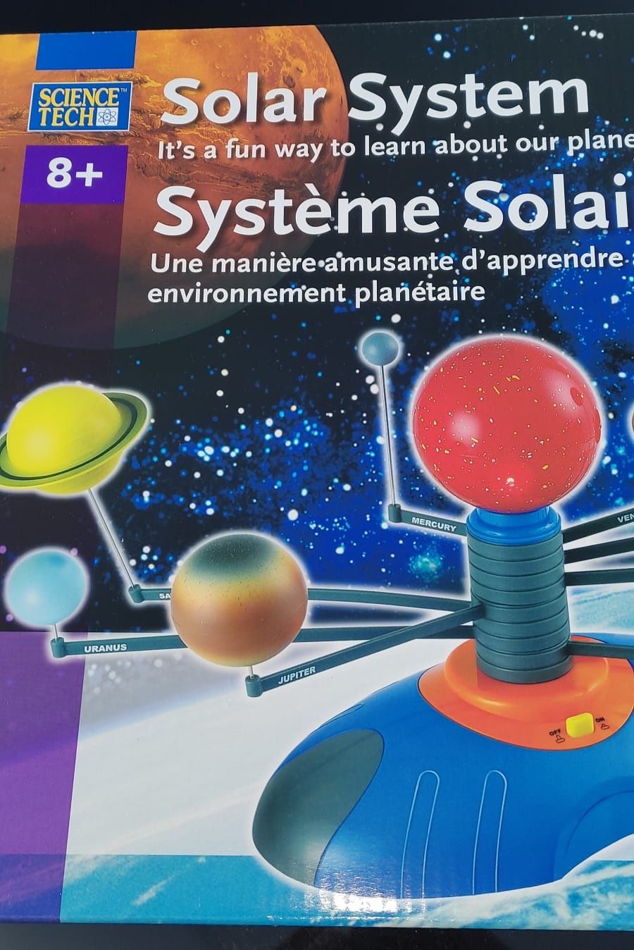 Sistemul solar cu sistem de rotație și lumini-NOU