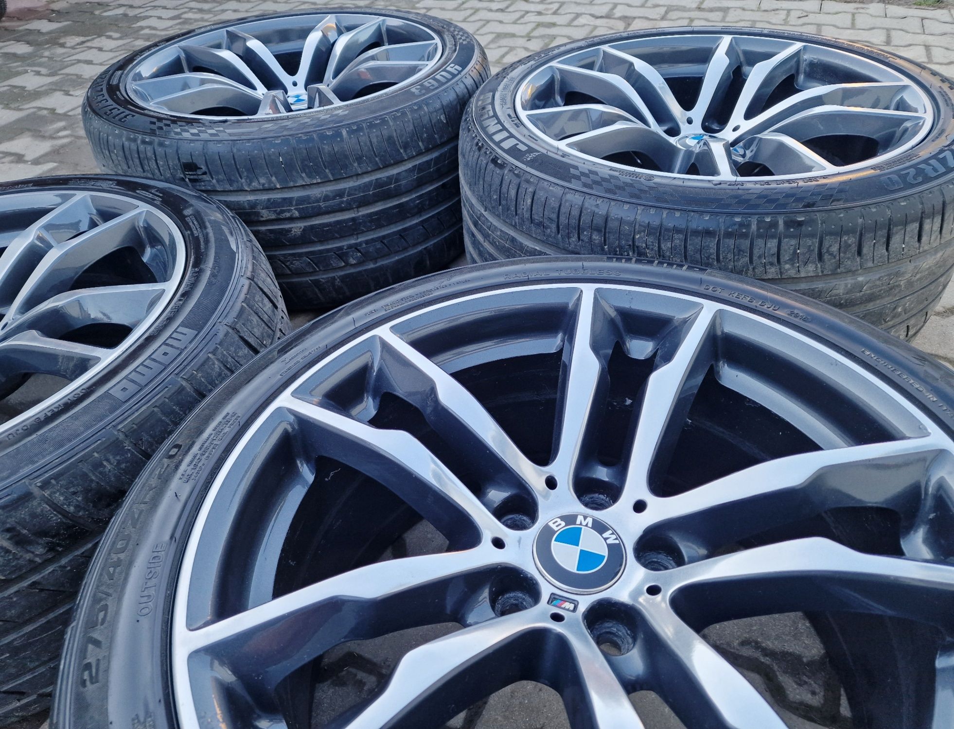 Jante BMW 611 M pe 20 Diamond Cut BWW X5 F85 X6 F16 F86 roti anvelope