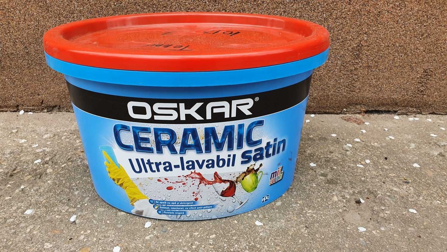 Ultralavabila Oskar Ceramic satinat nuanta albastru inchis