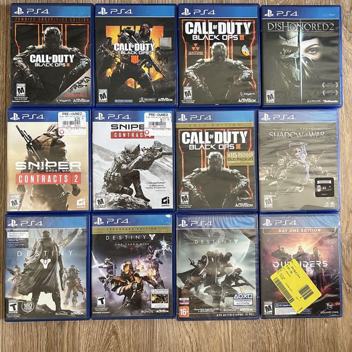 Диски ps4 в отличном состоянии срочно