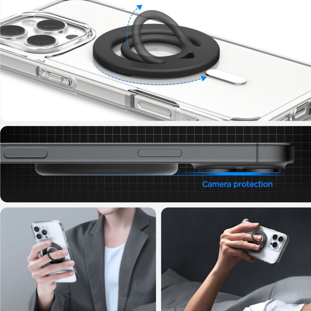 Магнитен Пръстен Държач и Стойка за iPhone (MagSafe съвместим)SPIGEN