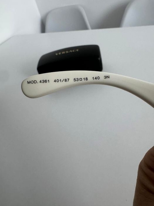 Ochelari versace albi unisex