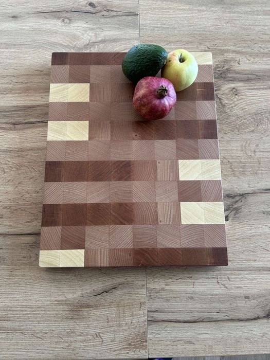Енд грейн (end grain) дъска за рязане и сервиране