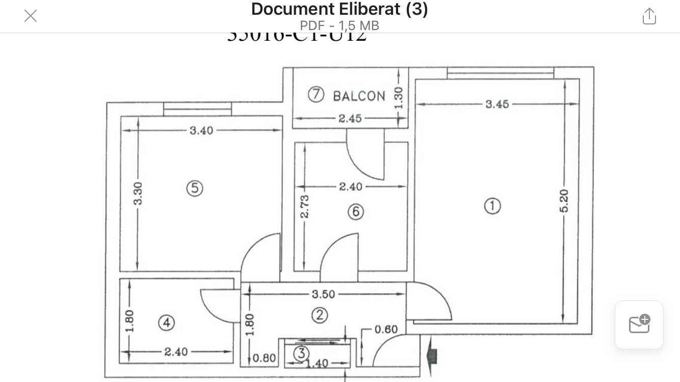 Vand apartament 2 camere