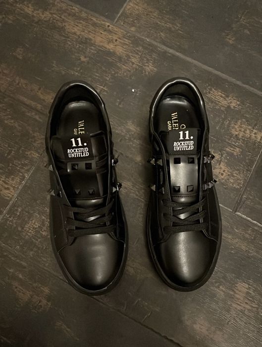 Sneakers Lux Valentino Garavani Rockstud Untitled 11 Negru (All Black)