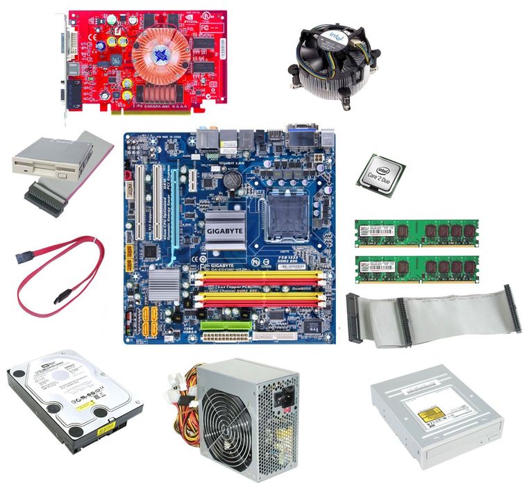 Сборка кейс компьютер.