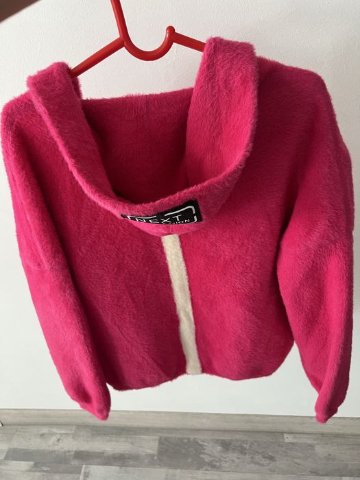 Дамска кашмирена жилетка в цикламено