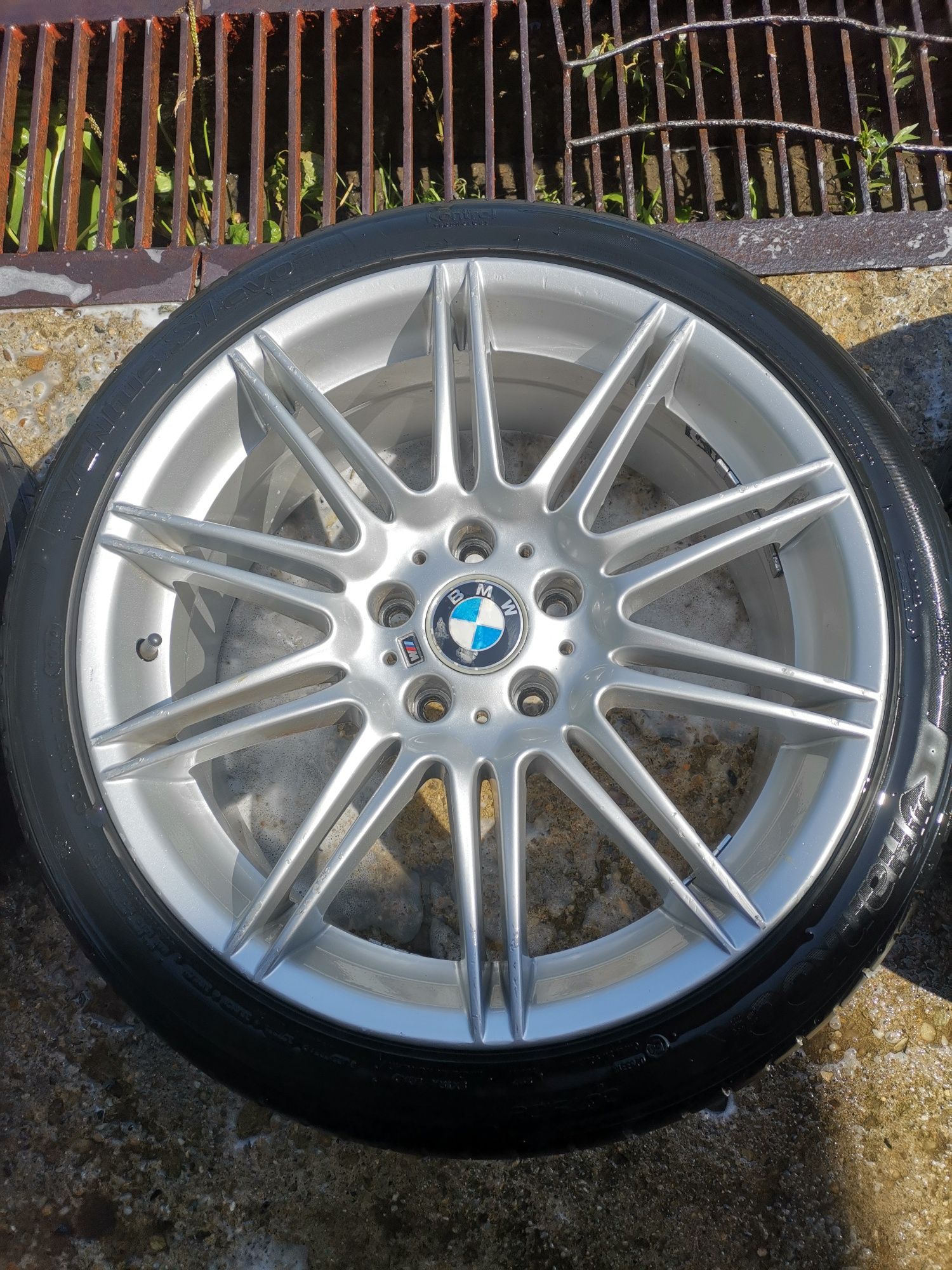 Jante BMW style 225 5x120 R19 in 2 latimi cu anvelope