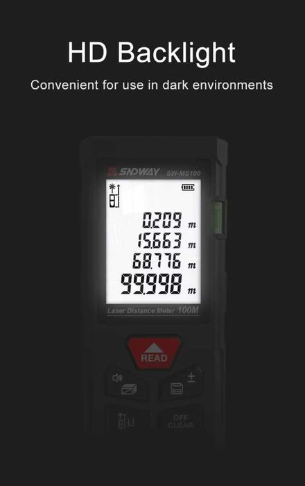 Лазерна ролетка 100м SNDWAY