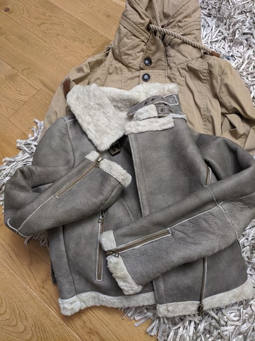 Geaca Naketano S bărbați și  Geaca blana naturala Zara M femei