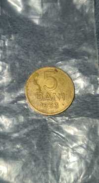 Monedă 5 bani 1953