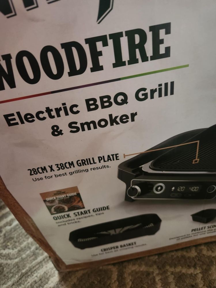 Електрически уред BBQ грил и пушилня Ninja Woodfire 7 в1