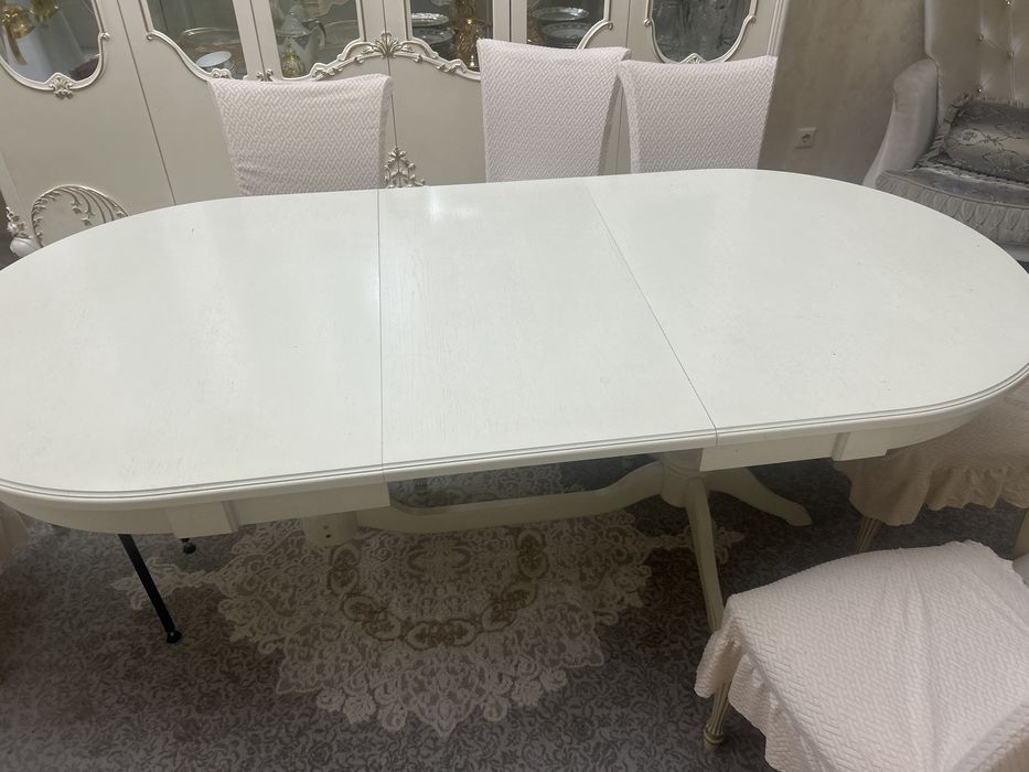 Стол белый максиум размер 3.10