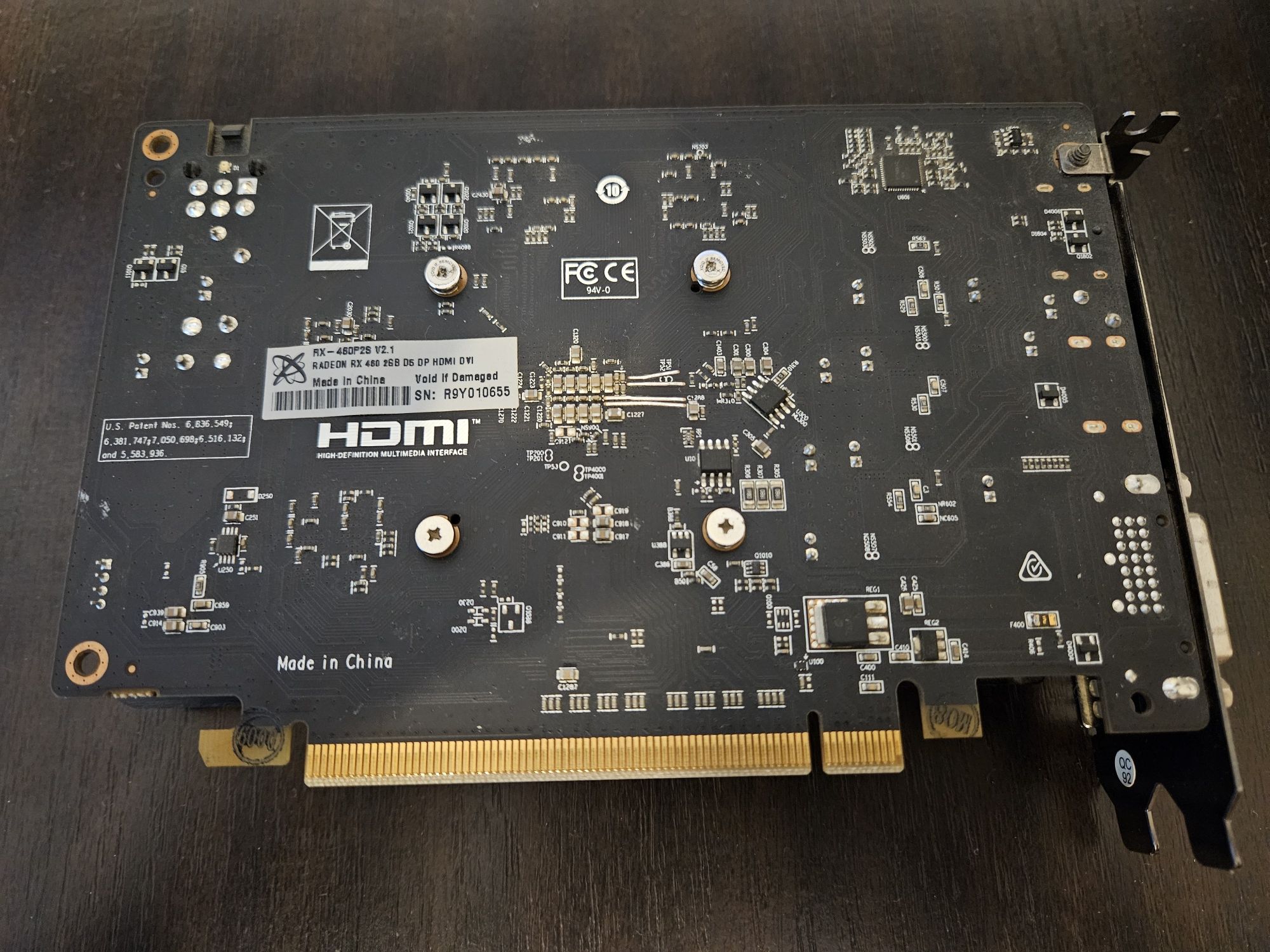 Placa video RX 460 2gb ddr5 + Rx 560 2gb ddr5