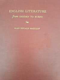 English literatura from Dryden to Burns
